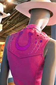 Barbie movie pink cowgirl costume back detail