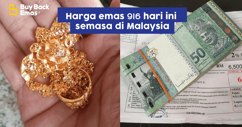 Harga emas 916 hari ini semasa di Malaysia | Buy Back Emas ...