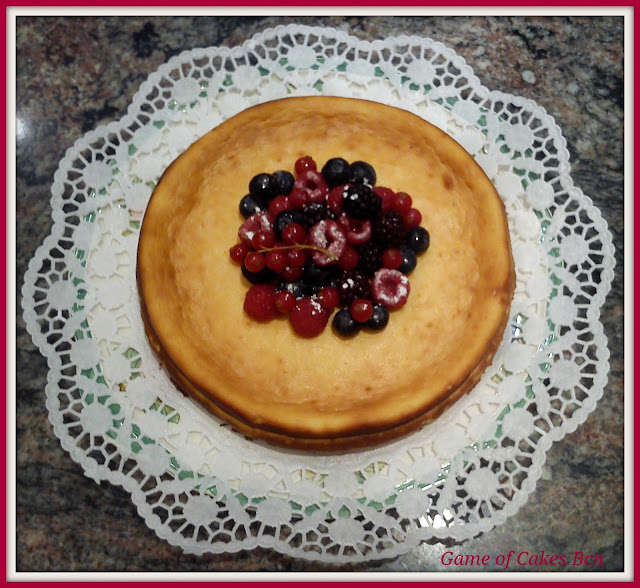 Pastel de queso ricotta y mascarpone