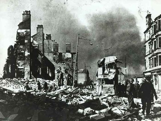 13 March 1941 worldwartwo.filminspector.com Clydeside blitz damage
