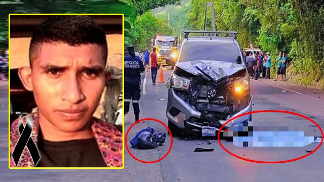 El Salvador: Él era Bonerge, motociclista murió en fatal accidente