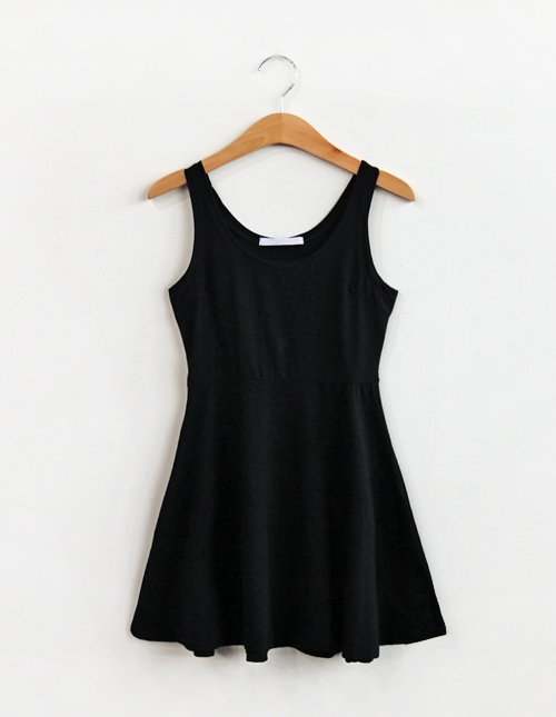 Fitted Waist Mini Dress