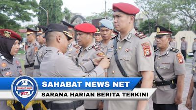 Kapolres Pinrang Pimpin Serah Terima Jabatan Di Lingkup Polres Pinrang