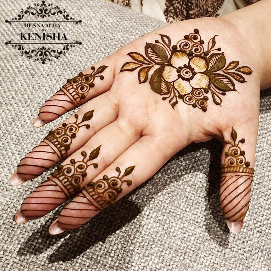 55+ Gorgeous Easy Full Palm Mehndi Designs 2023 - Bright Cures-atpcosmetics.com.vn