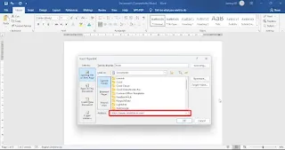 Membuat Link di Word Menjadi Biru Secara Manual
