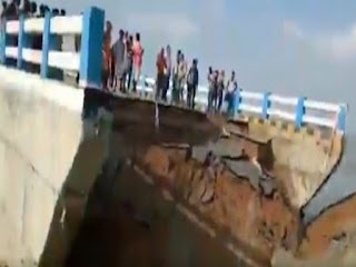 Today the bridge collapsed in Bihar
