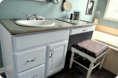 shutter bathroom vanity