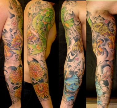 Japanese Sleeve Tattoo Designs Japanese sleeve tattoos with its rich and