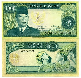 bentuk uang 1000 rupiah