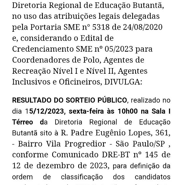 Diretoria Regional de Educação Butantã - DRE Butantã - Cronograma de  vacinação