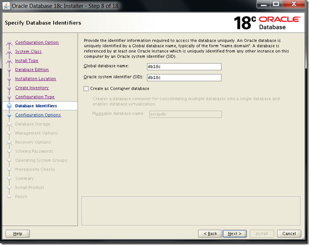 Oracle Database 18c Installation
