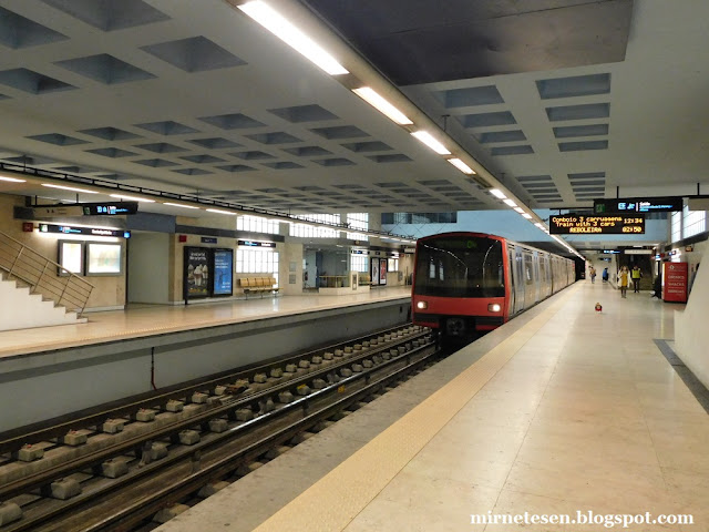 Как ориентироваться в лиссабонском метро - как выглядят поезда