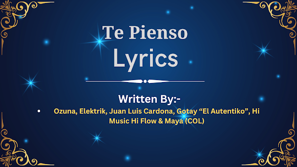 Te Pienso Lyrics- Ozuna Te Pienso Lyrics