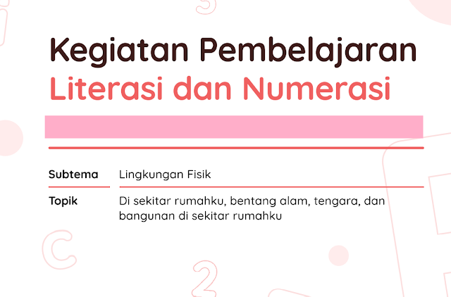 Rpp Literasi dan Numerasi