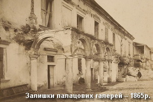 Галереї замкового палацу 1865р.