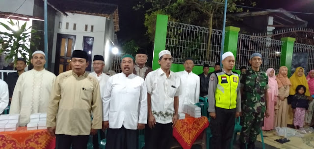 KodimKaranganyar - Babinsa Desa Karangpandan Hadiri Pengajian Akbar 1 Muharram 1441 H