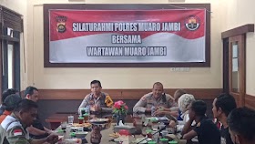 Silahturahmi dan Pers Realese Awal Tahun Polres Muaro Jambi 