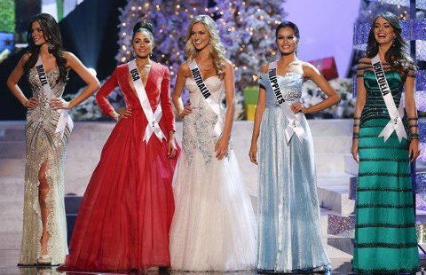 Miss Universe 2012 Top 5 Finalists