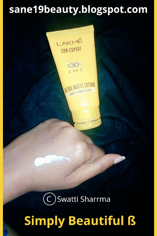 Review And Ratings Of Lakmé Sun Expert SPF 30 PA++ Ultra Matte Lotion.