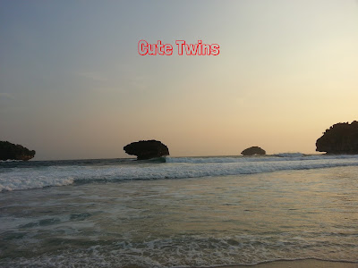 sea stacks pantai srau pacitan