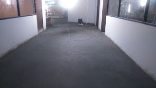 Pengerjaan Screeding, Floor Hardener dan Coating, Graha Thamrin - Jakarta