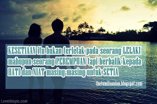 Gambar Foto DP BBM Setia sama Pacar Tercinta