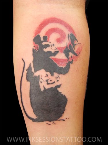 Banksy Art Tattoo Posted by Ink Sessions Tattoo Voted 1 In Los Angeles