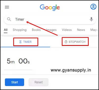 google Timer and Stopwatch tips