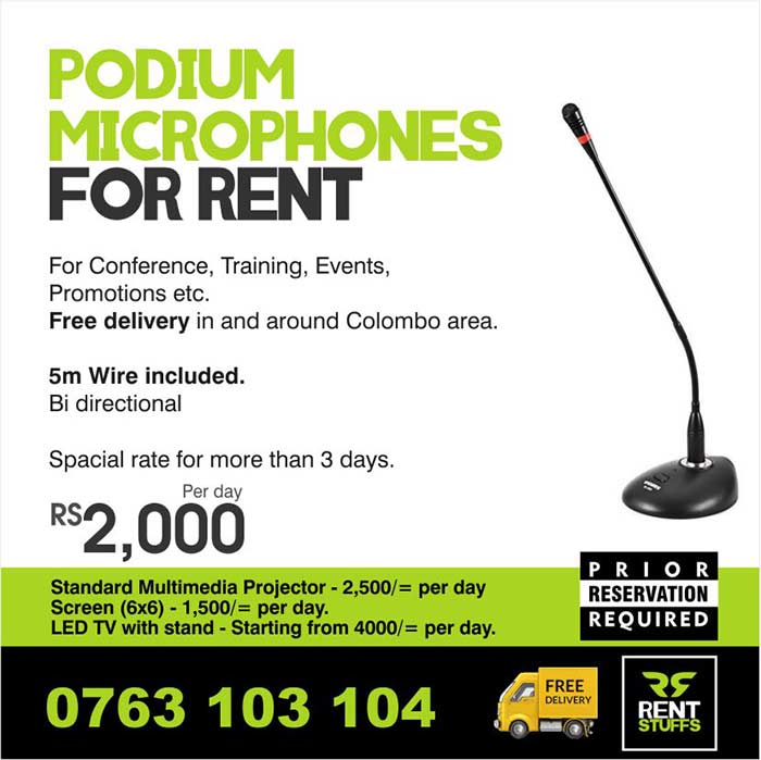 Podium Microphones for Rent