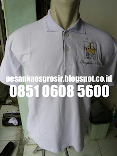 Pesan Kaos Polo Shirt Golf Bordir Murah