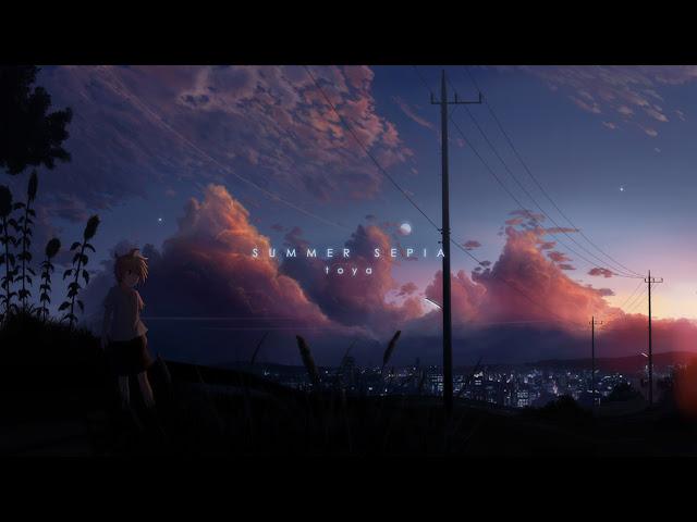   Girl Sunset Cloud City Sky Scenery Scenic Anime HD Wallpaper Desktop PC Background 2100  