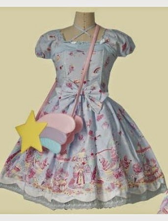 www.cosplayknot.com/milky-planet-shirred-cotton-lolita-dress.html