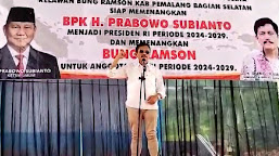 Bung Ramson Minta Relawan Konsolidasi Agar Prabowo Menang Pilpres
