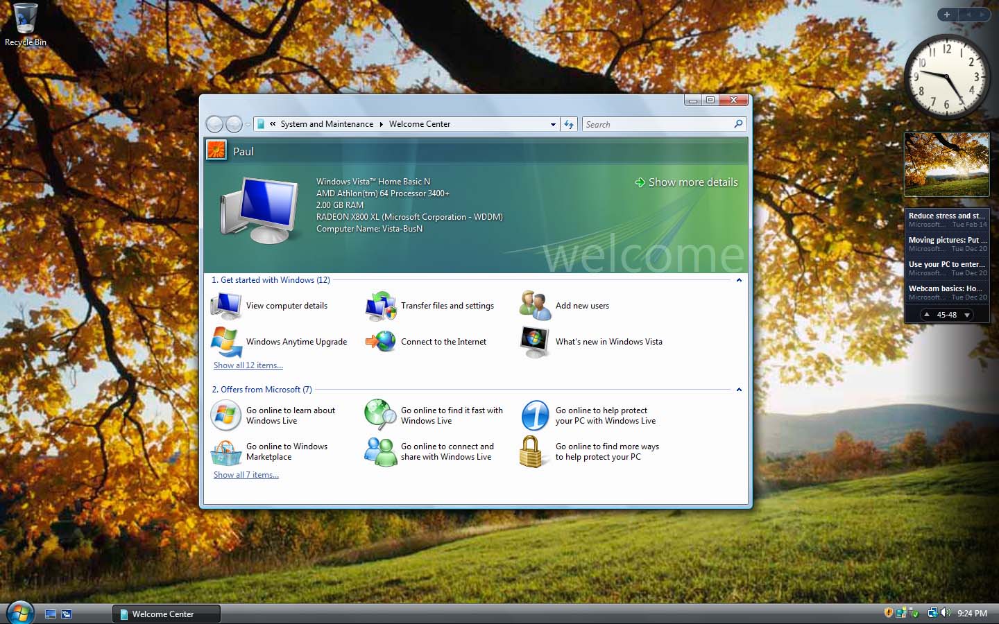 microsoft windows vista home premium 32 bit operating system disc