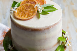 ORANGE MARMALADE CAKE WITH ORANGE BLOSSOM BUTTERCREAM