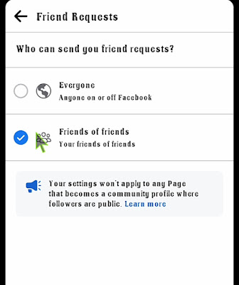 Add follow button on Facebook profile