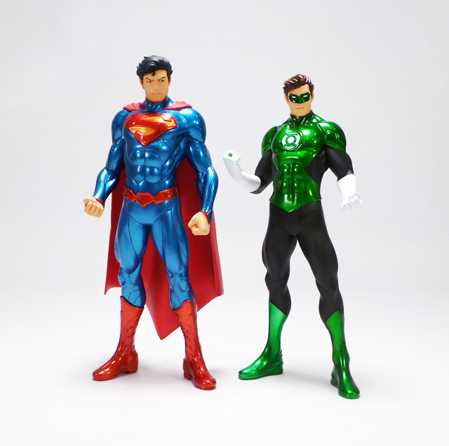  Kotobukiya DC Comics Justice League SUPERMAN & GREEN LANTERN ARTFX+ Statues 