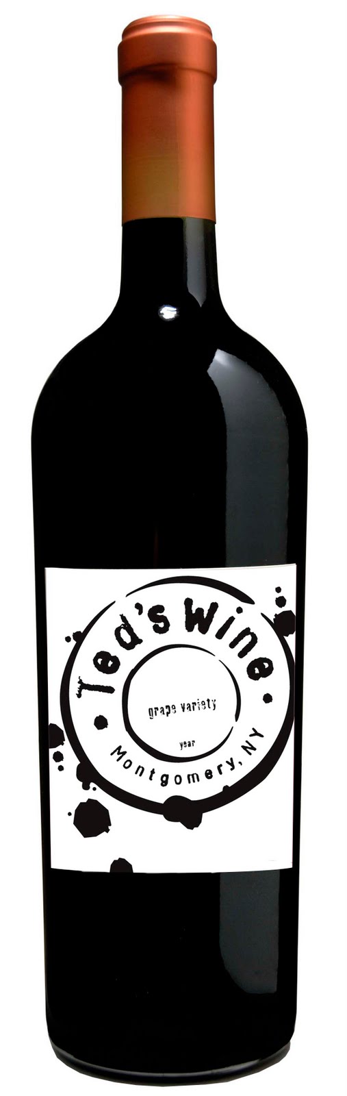 Blank Wine Bottle Png Wine bottle label for homemade