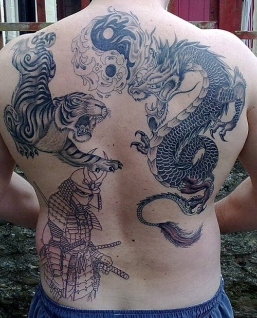 Dragon Tattoo Yin Yang. 2011 Yin-Yang Tattoos Dragon