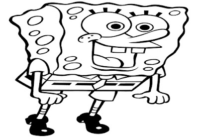 gambar untuk mewarnai spongebob