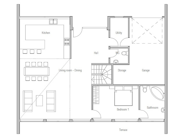 Floor Plan For Contemporary House