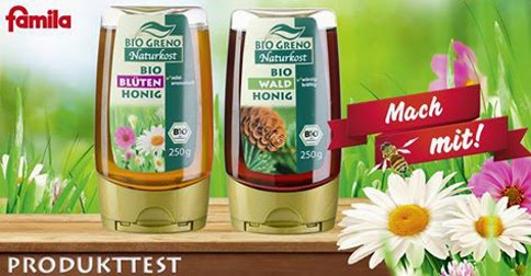  Tester für BioGreno Wald- und Blütenhonig