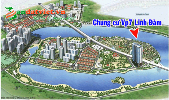 Bản đồ trực tuyến vị trí Chung cư Vp7 Linh Đàm
