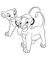 Free Printable Simba Coloring Sheet for Kids - Download it