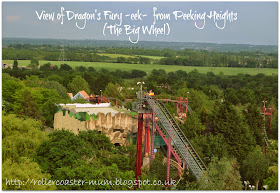 view from the Big Wheel, Chessington World of Adventures