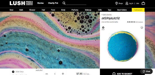 Lush Cosmetics Intergalactic Bath Bomb Image