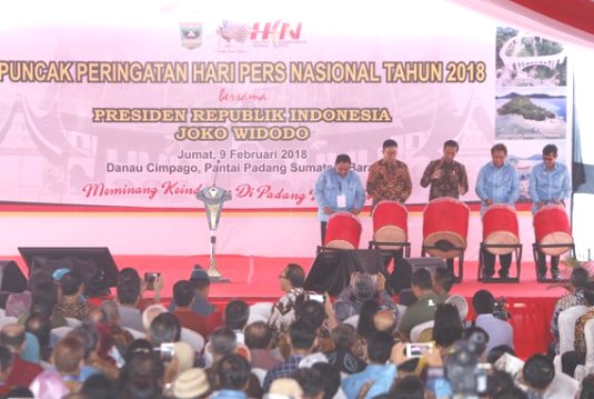 Presiden Hadiri Puncak, Hari Pers Nasional 2018