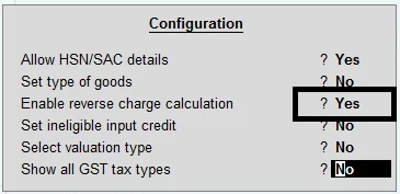 How to Create Enable Reverse Charge Mechanism Purchase from Unregistered Dealers?