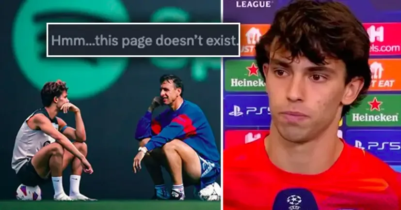 Barca delete post with Joao Felix's resemblance to Johan Cruyff