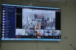 जिला क्राइसिस मैनेजमेंट समिति की बैठक सम्पन्न, सदस्यों ने कोविड रोकथाम हेतु दिये आवश्यक सुझाव